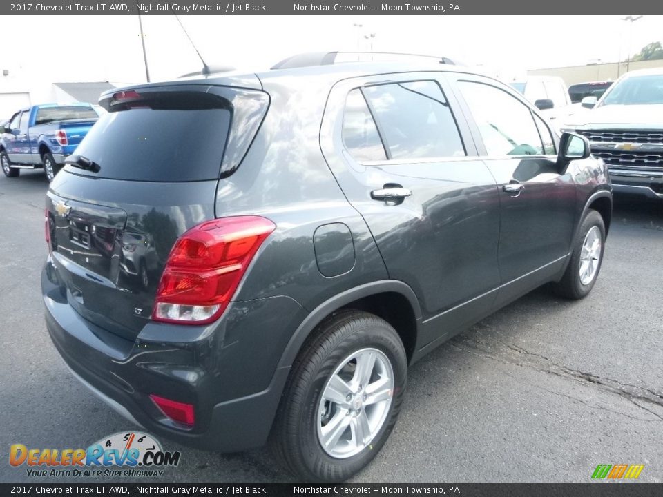 2017 Chevrolet Trax LT AWD Nightfall Gray Metallic / Jet Black Photo #5