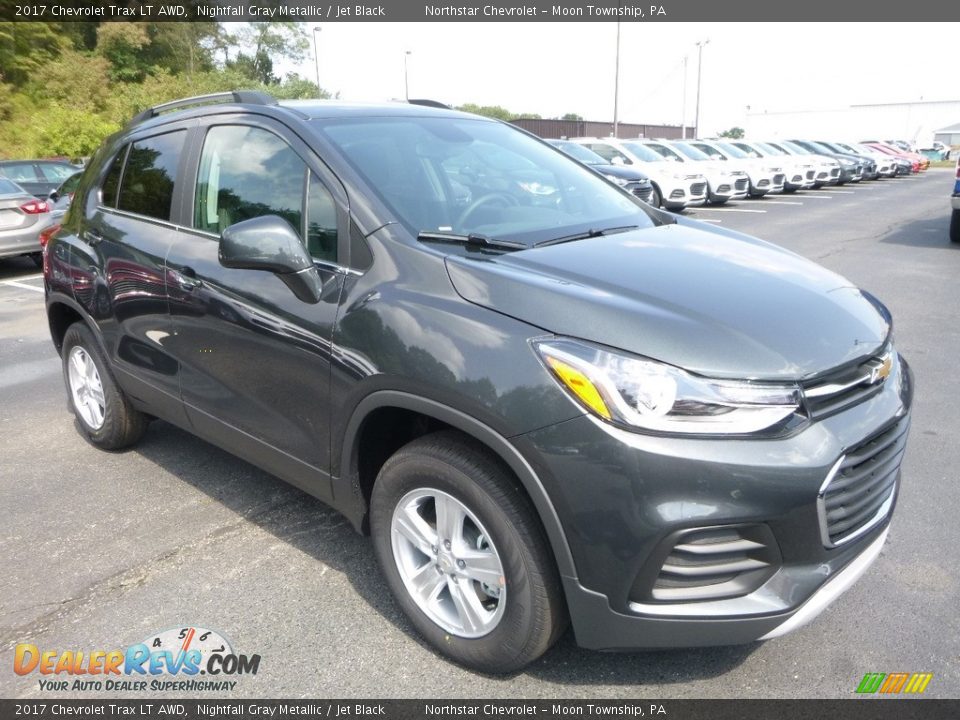 2017 Chevrolet Trax LT AWD Nightfall Gray Metallic / Jet Black Photo #7