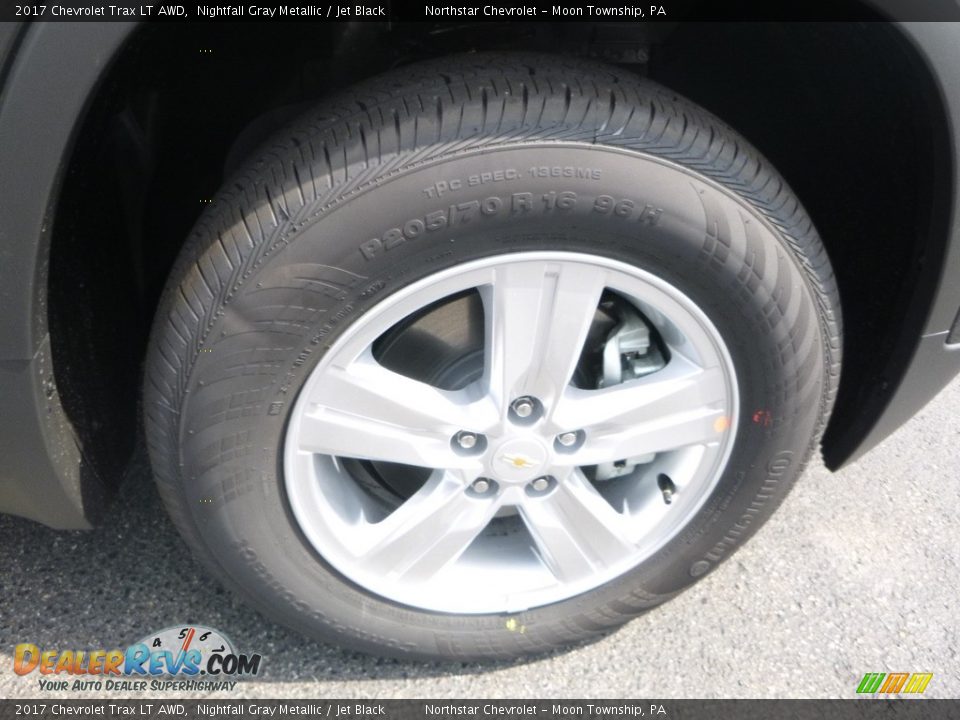 2017 Chevrolet Trax LT AWD Nightfall Gray Metallic / Jet Black Photo #9