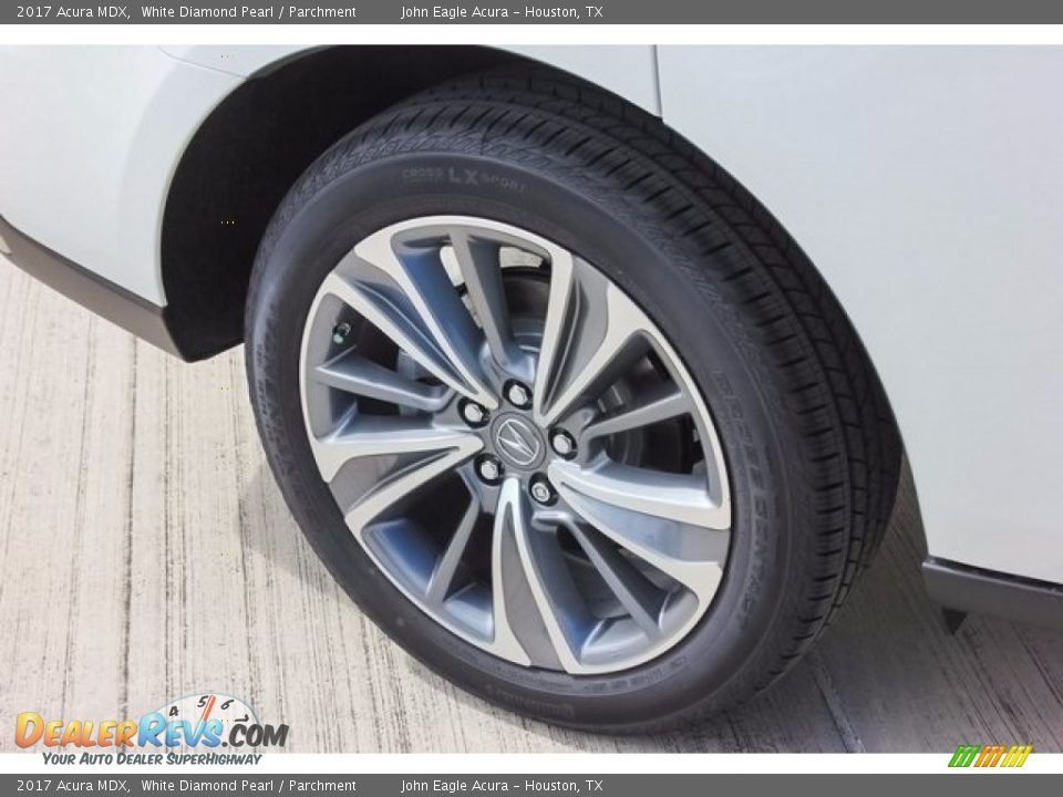 2017 Acura MDX White Diamond Pearl / Parchment Photo #12