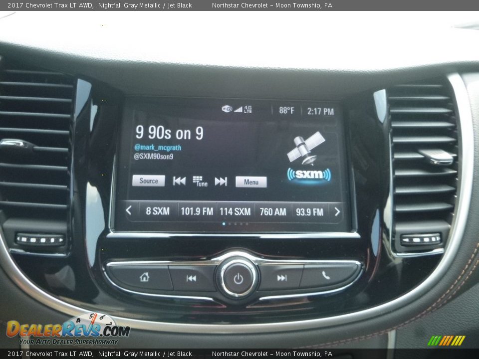 2017 Chevrolet Trax LT AWD Nightfall Gray Metallic / Jet Black Photo #16