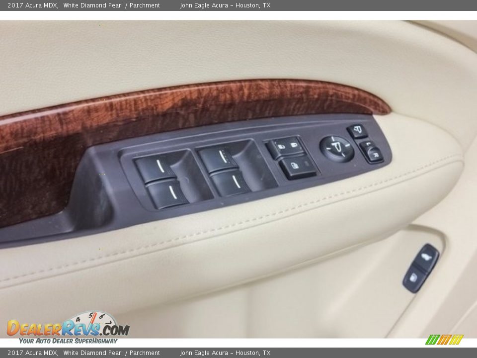 2017 Acura MDX White Diamond Pearl / Parchment Photo #16