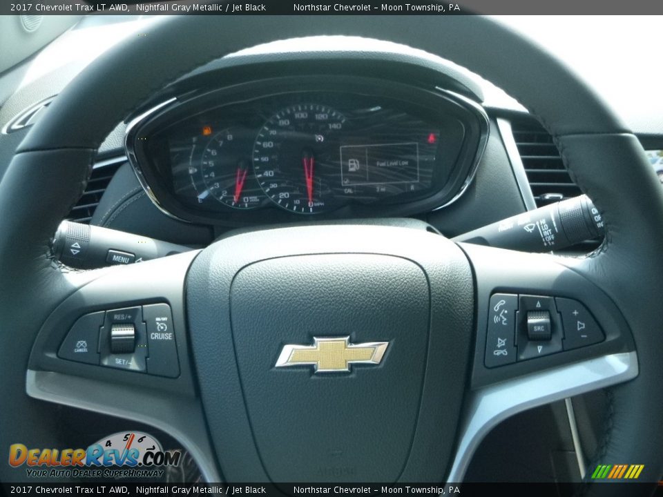 2017 Chevrolet Trax LT AWD Nightfall Gray Metallic / Jet Black Photo #20
