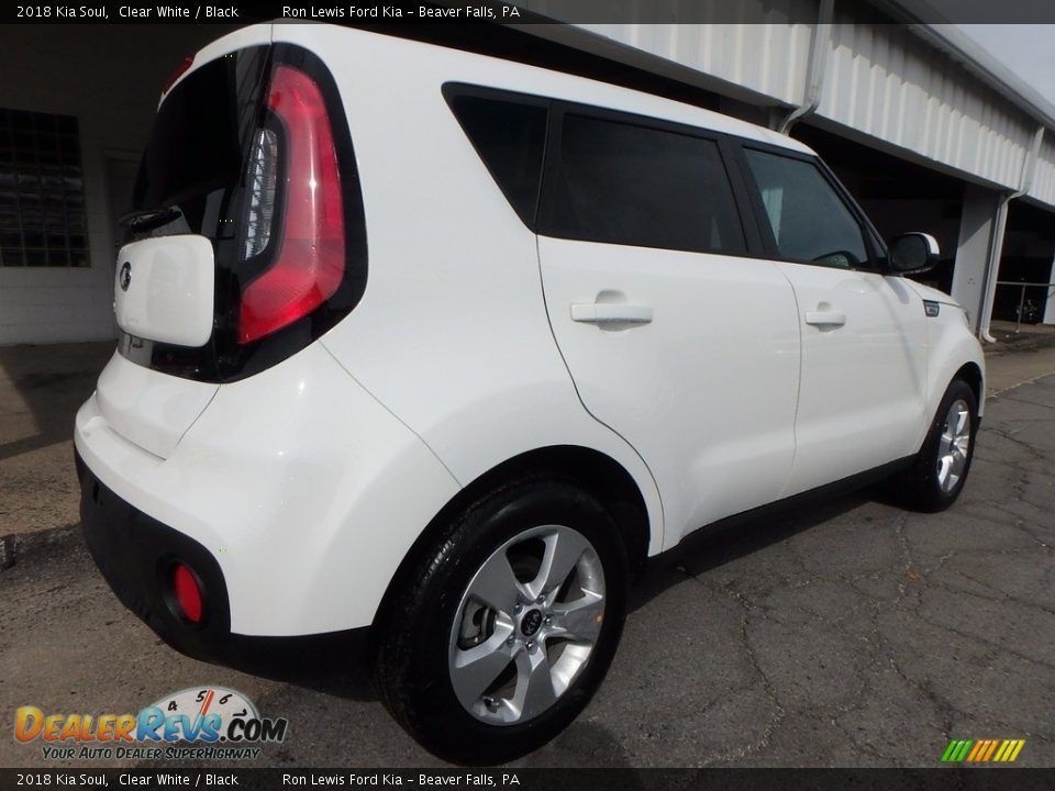 2018 Kia Soul Clear White / Black Photo #2