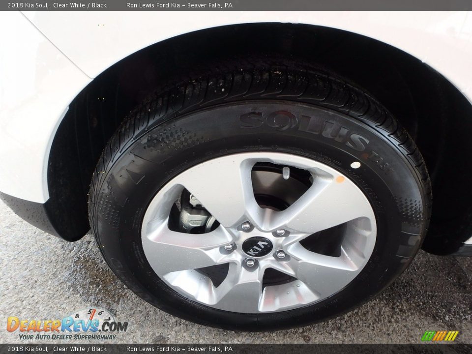 2018 Kia Soul Clear White / Black Photo #10