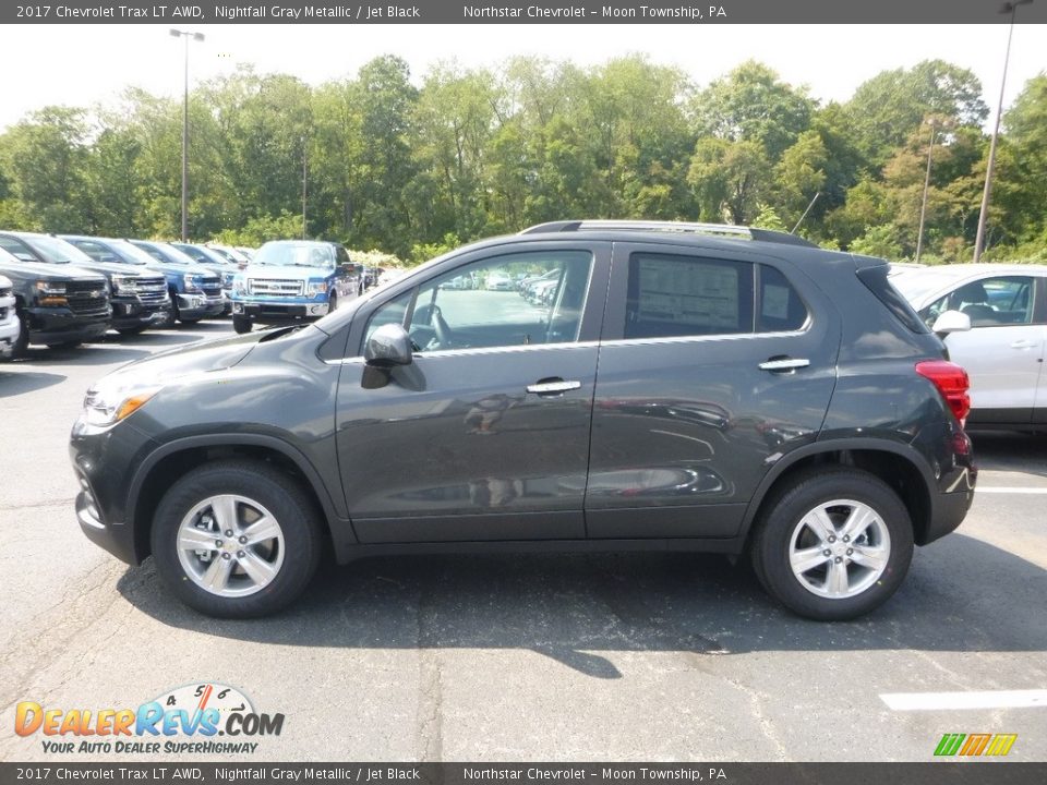 2017 Chevrolet Trax LT AWD Nightfall Gray Metallic / Jet Black Photo #2