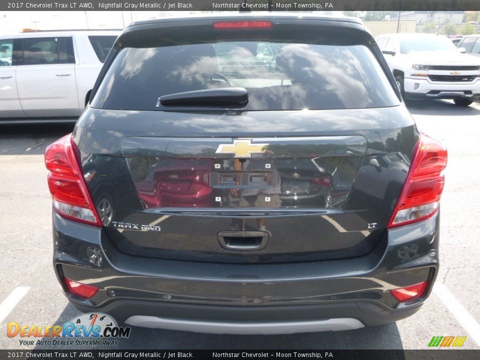 2017 Chevrolet Trax LT AWD Nightfall Gray Metallic / Jet Black Photo #4