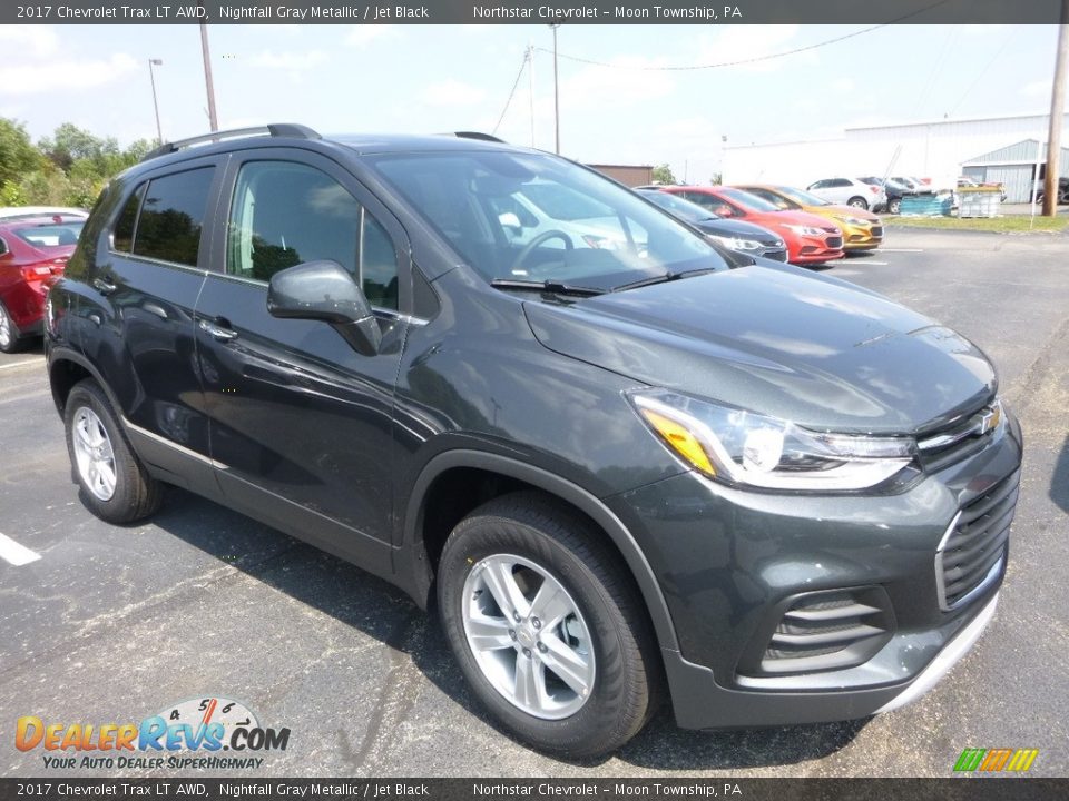 2017 Chevrolet Trax LT AWD Nightfall Gray Metallic / Jet Black Photo #7