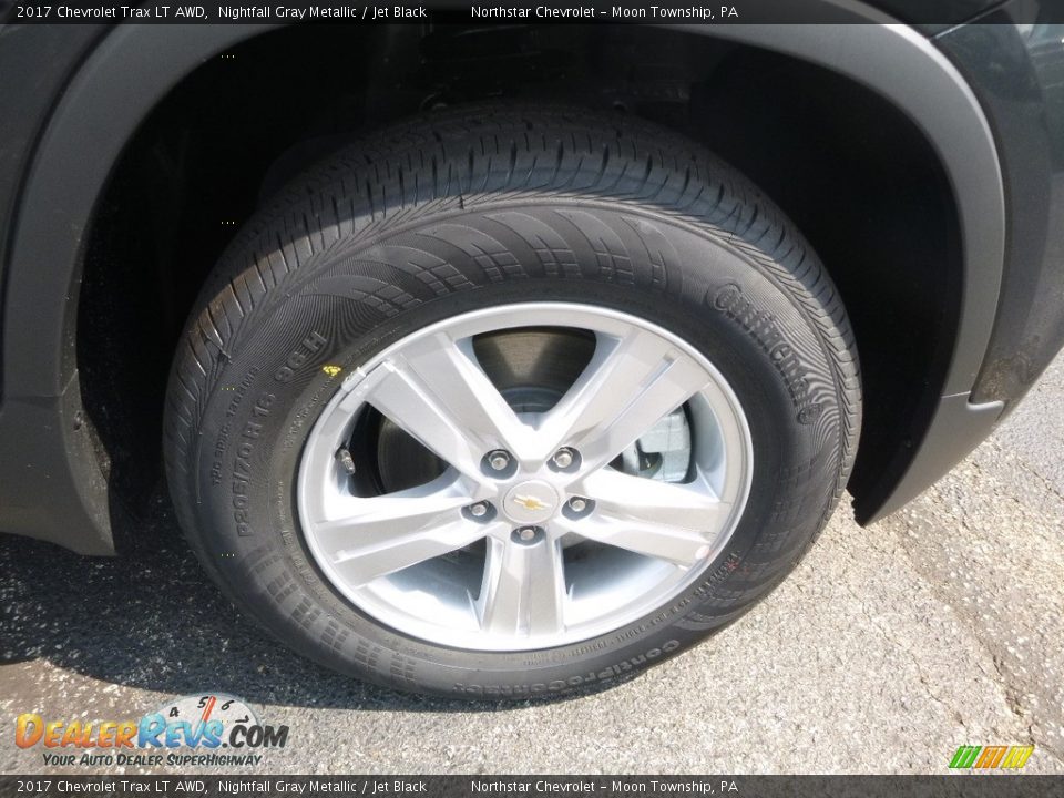 2017 Chevrolet Trax LT AWD Nightfall Gray Metallic / Jet Black Photo #9