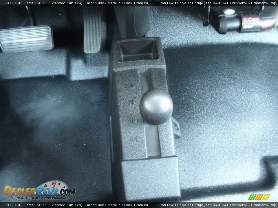 2012 GMC Sierra 1500 SL Extended Cab 4x4 Carbon Black Metallic / Dark Titanium Photo #20