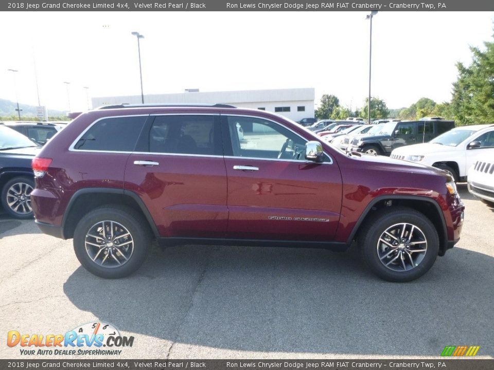 2018 Jeep Grand Cherokee Limited 4x4 Velvet Red Pearl / Black Photo #6