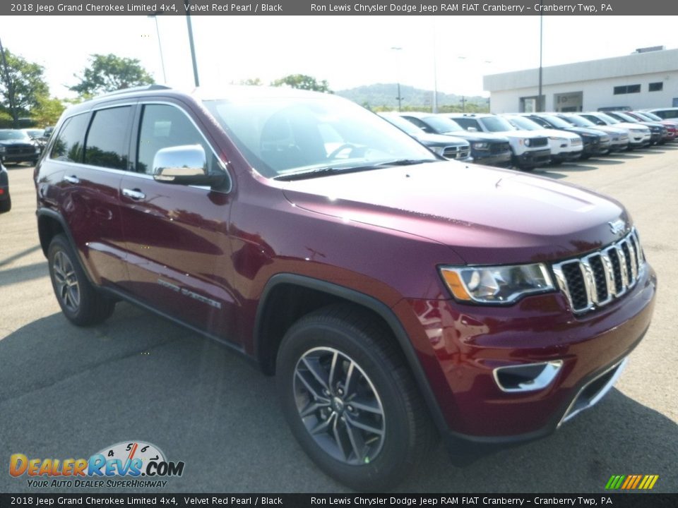 2018 Jeep Grand Cherokee Limited 4x4 Velvet Red Pearl / Black Photo #7