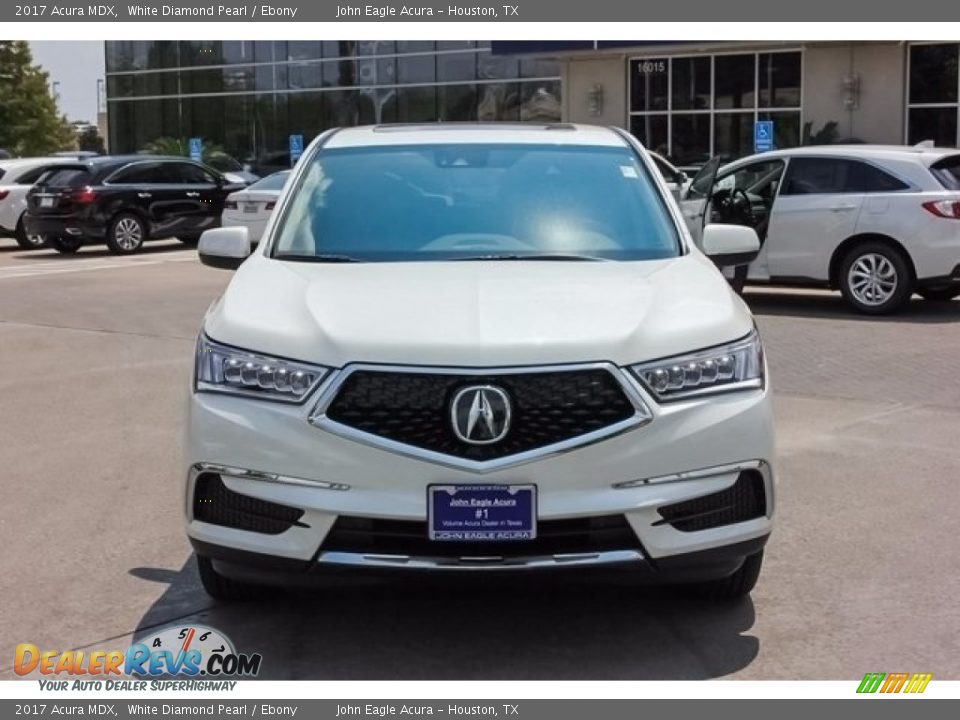 2017 Acura MDX White Diamond Pearl / Ebony Photo #2