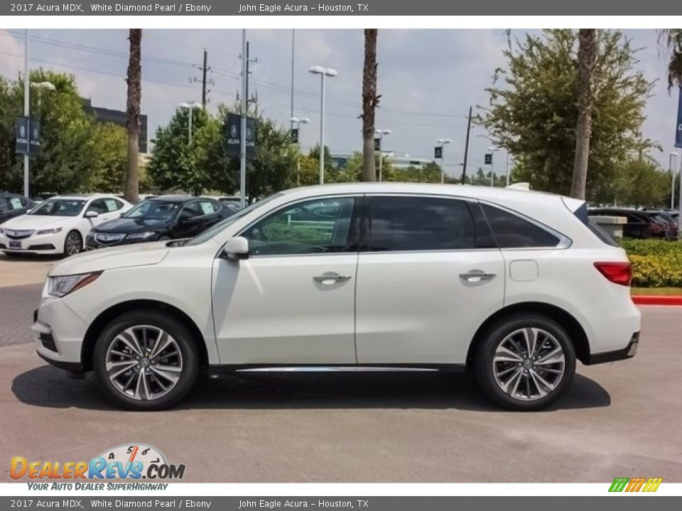 2017 Acura MDX White Diamond Pearl / Ebony Photo #4
