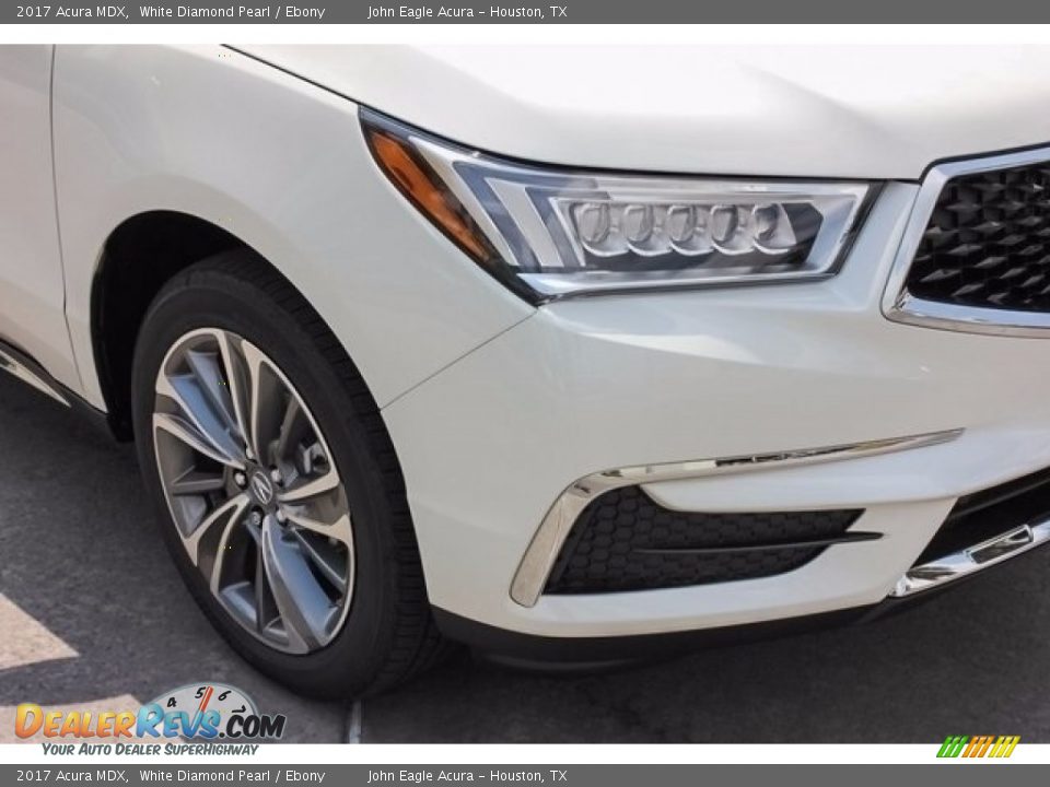 2017 Acura MDX White Diamond Pearl / Ebony Photo #10