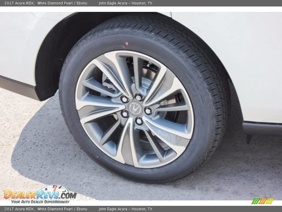 2017 Acura MDX White Diamond Pearl / Ebony Photo #11