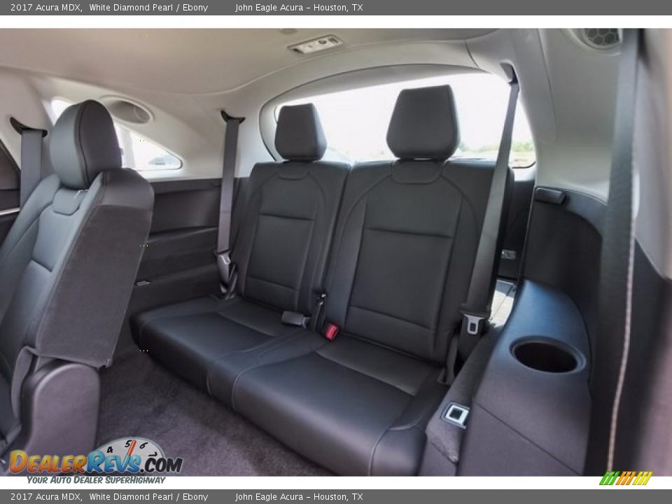 2017 Acura MDX White Diamond Pearl / Ebony Photo #24
