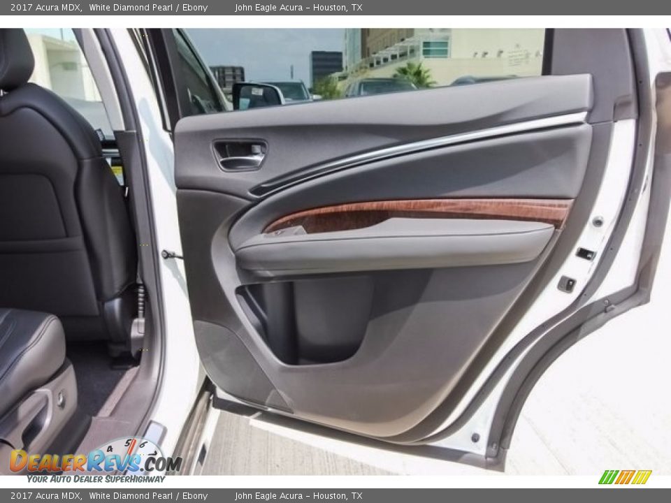 2017 Acura MDX White Diamond Pearl / Ebony Photo #27