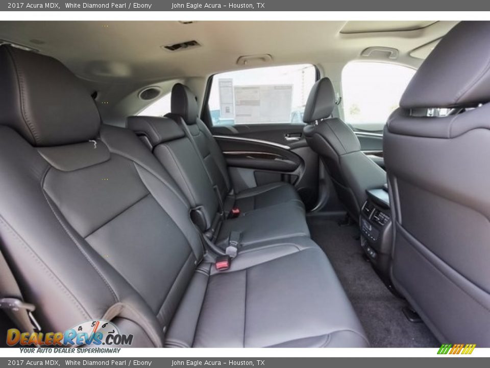 2017 Acura MDX White Diamond Pearl / Ebony Photo #28