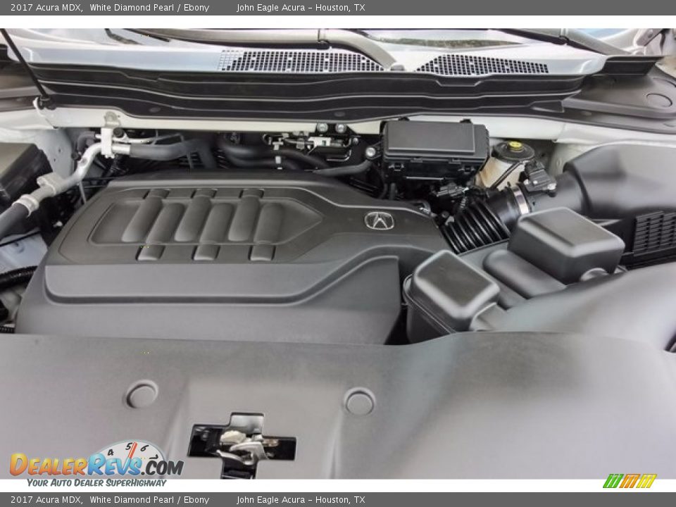 2017 Acura MDX White Diamond Pearl / Ebony Photo #32