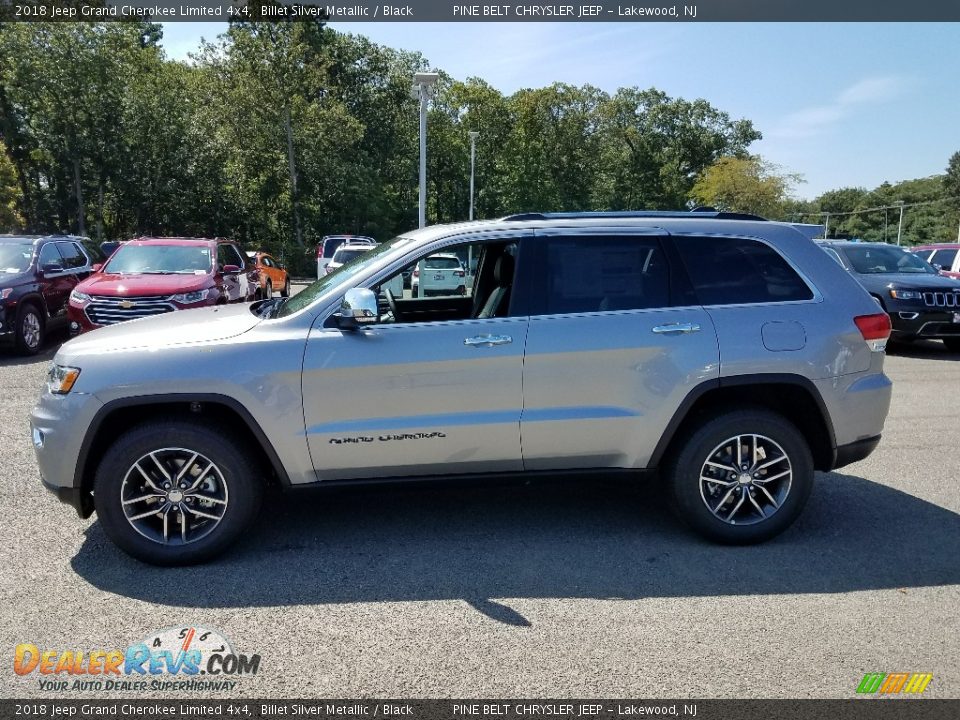 2018 Jeep Grand Cherokee Limited 4x4 Billet Silver Metallic / Black Photo #3