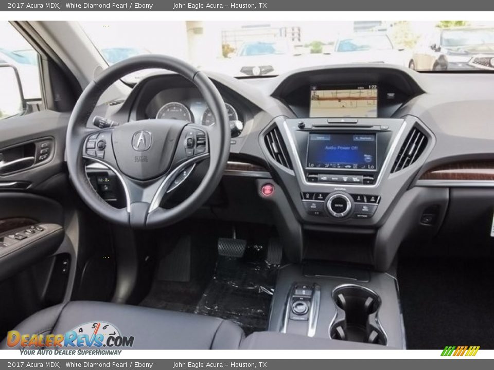 2017 Acura MDX White Diamond Pearl / Ebony Photo #33