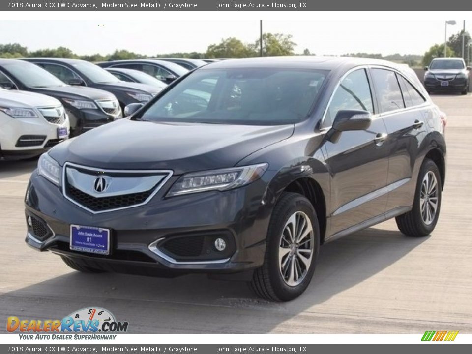 2018 Acura RDX FWD Advance Modern Steel Metallic / Graystone Photo #3