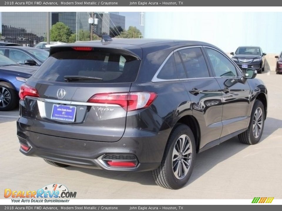 2018 Acura RDX FWD Advance Modern Steel Metallic / Graystone Photo #7