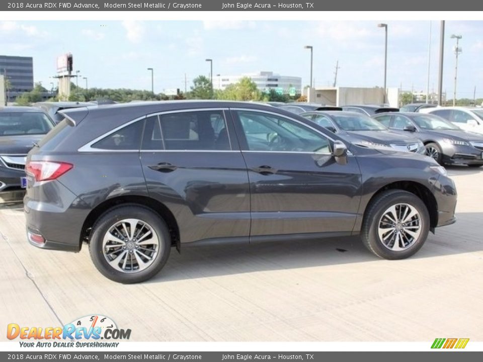 2018 Acura RDX FWD Advance Modern Steel Metallic / Graystone Photo #8