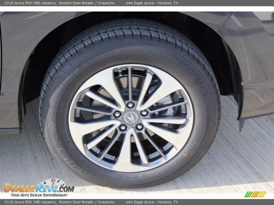 2018 Acura RDX FWD Advance Modern Steel Metallic / Graystone Photo #11