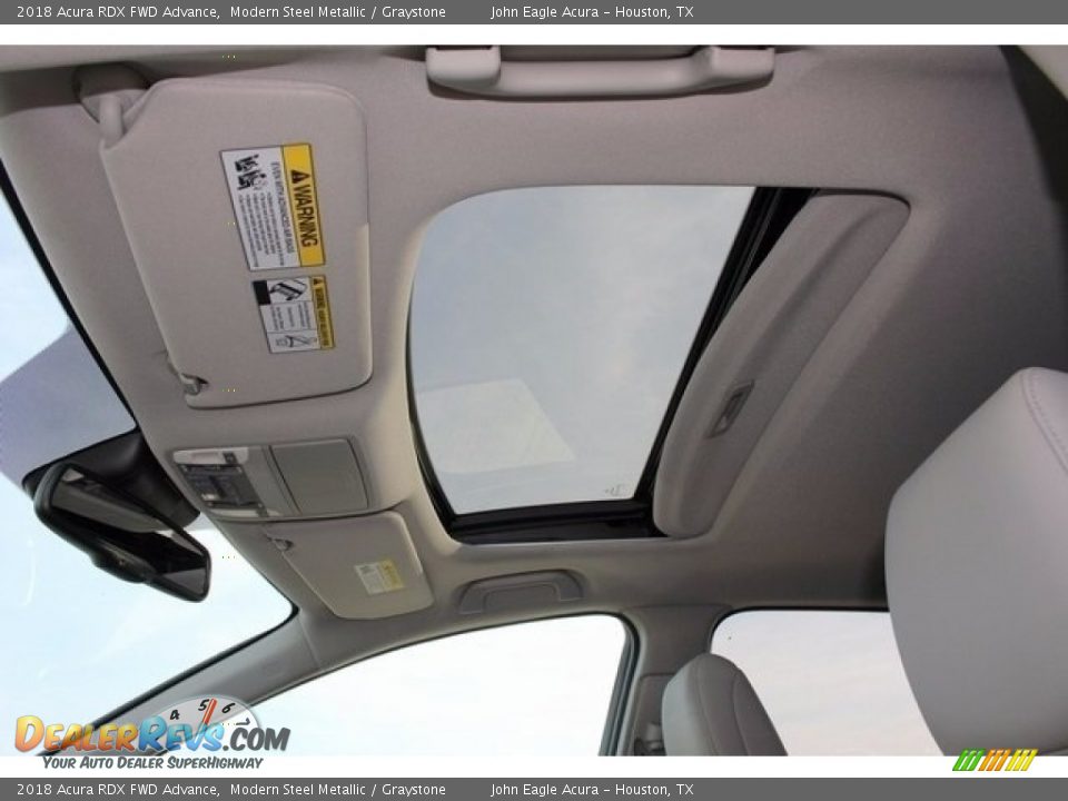2018 Acura RDX FWD Advance Modern Steel Metallic / Graystone Photo #16