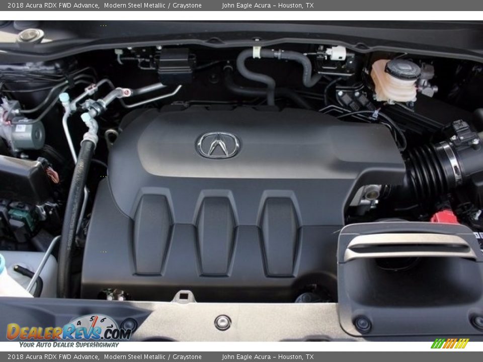 2018 Acura RDX FWD Advance Modern Steel Metallic / Graystone Photo #25