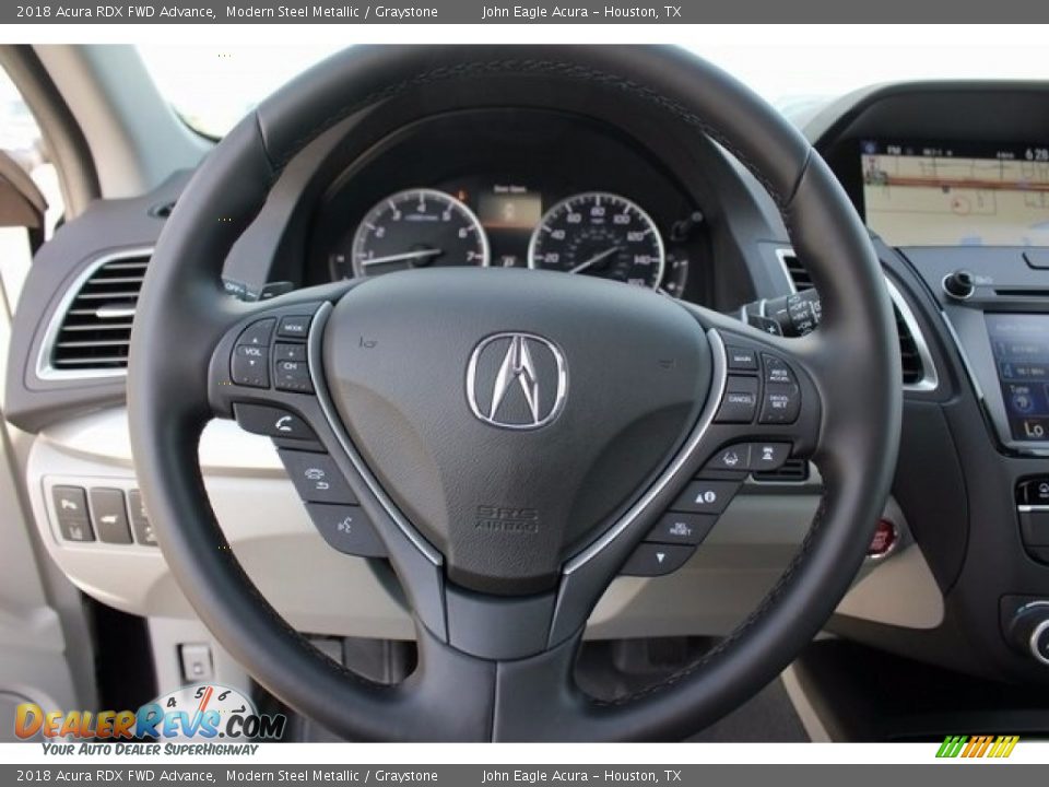 2018 Acura RDX FWD Advance Modern Steel Metallic / Graystone Photo #29