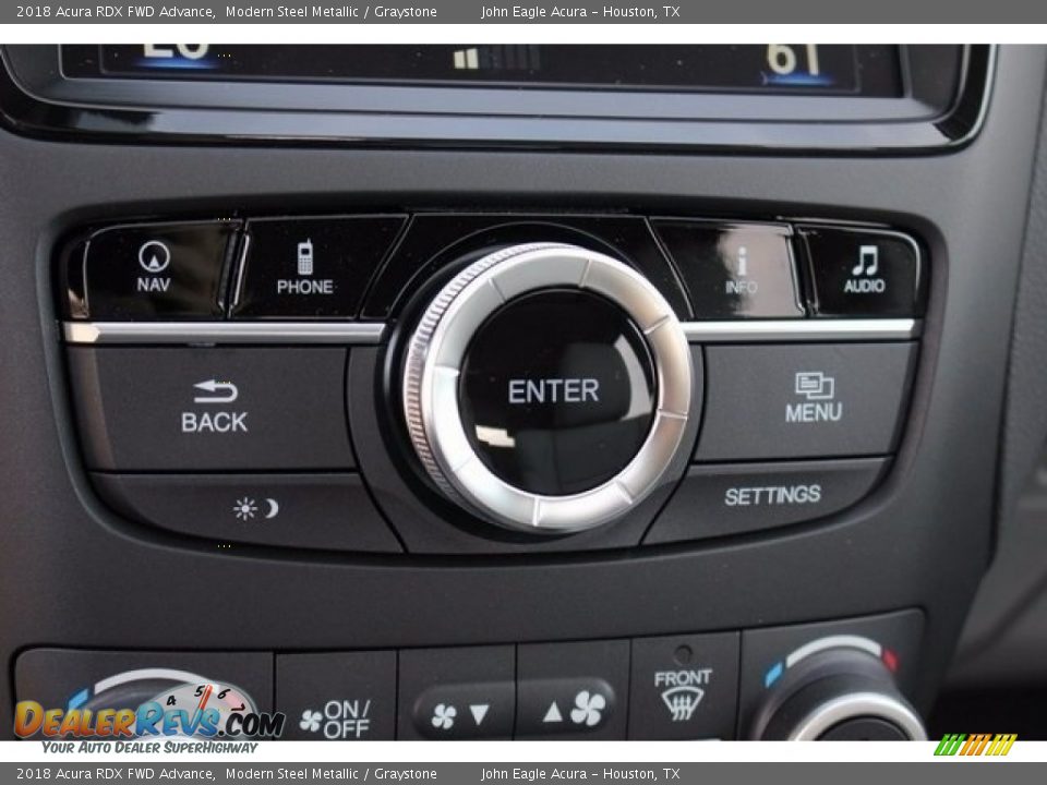 2018 Acura RDX FWD Advance Modern Steel Metallic / Graystone Photo #33