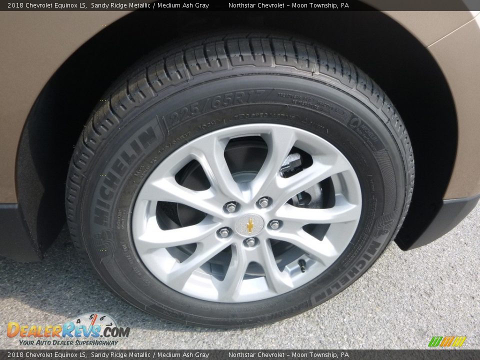 2018 Chevrolet Equinox LS Sandy Ridge Metallic / Medium Ash Gray Photo #9