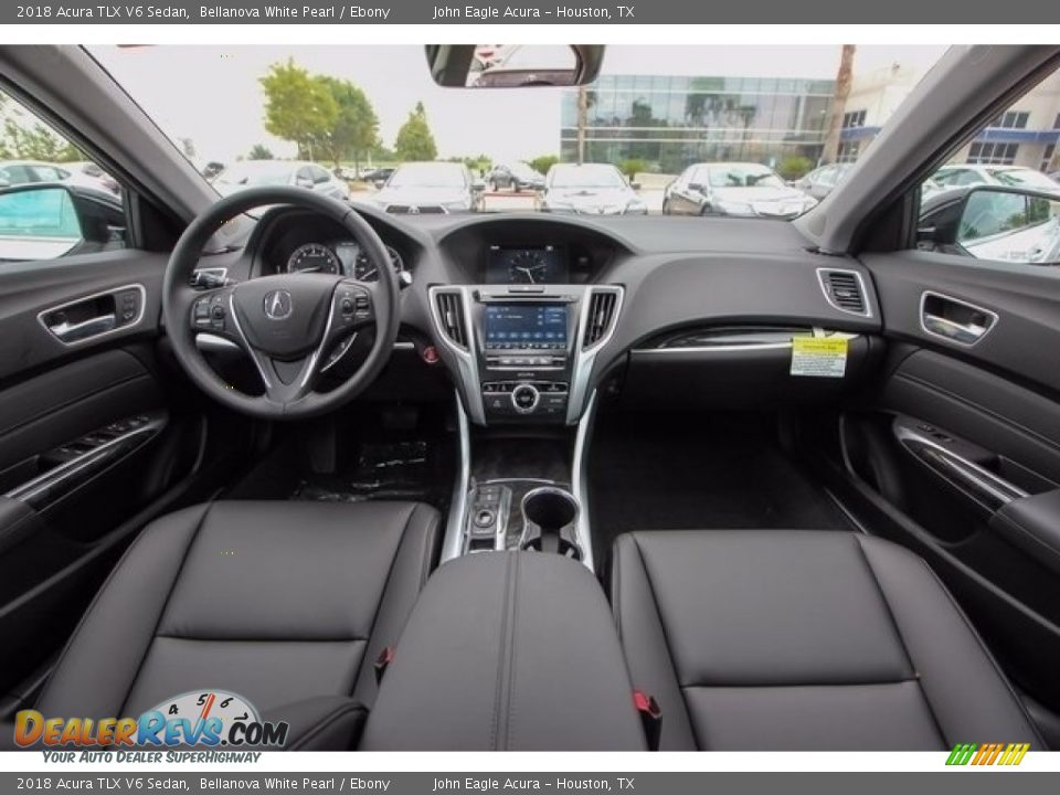 2018 Acura TLX V6 Sedan Bellanova White Pearl / Ebony Photo #9