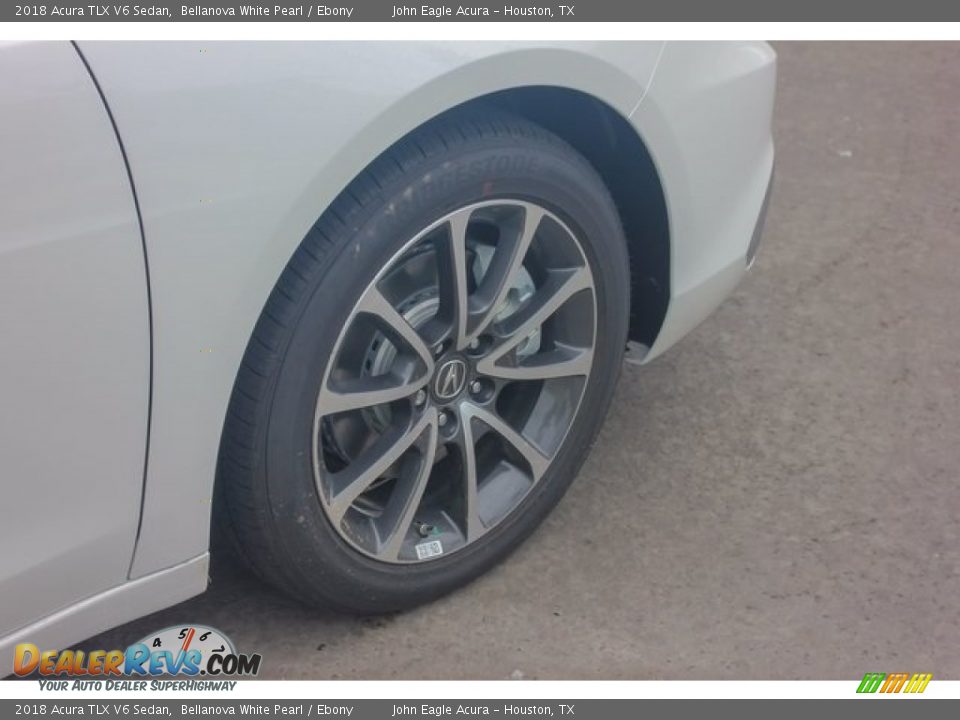 2018 Acura TLX V6 Sedan Bellanova White Pearl / Ebony Photo #11