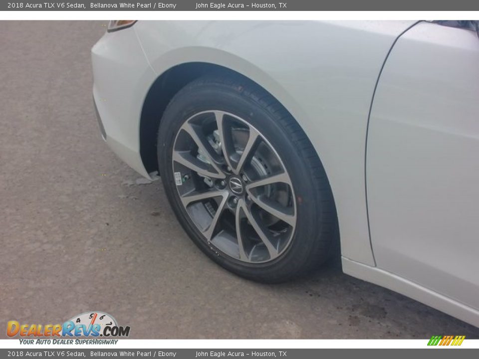 2018 Acura TLX V6 Sedan Bellanova White Pearl / Ebony Photo #14