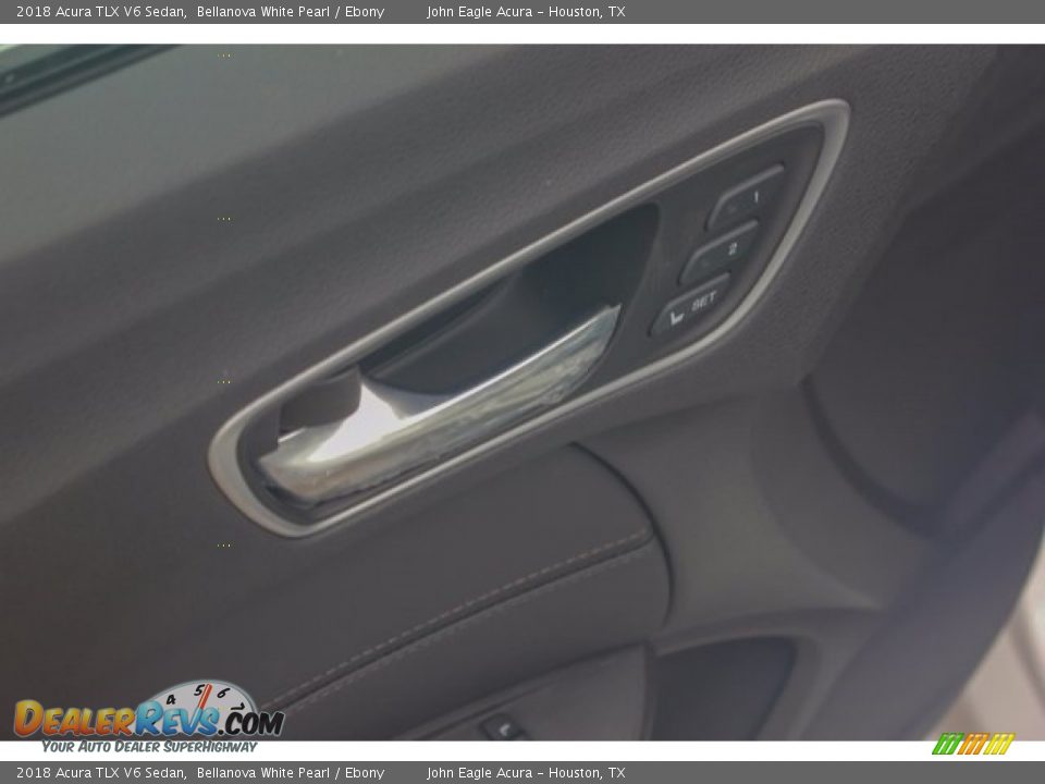 2018 Acura TLX V6 Sedan Bellanova White Pearl / Ebony Photo #16