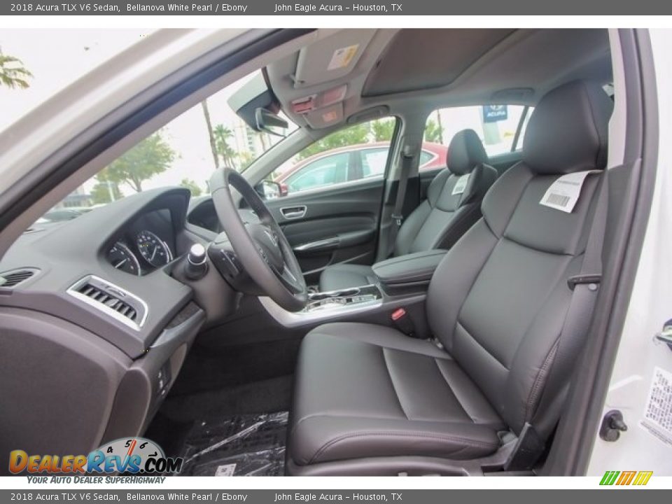 2018 Acura TLX V6 Sedan Bellanova White Pearl / Ebony Photo #19