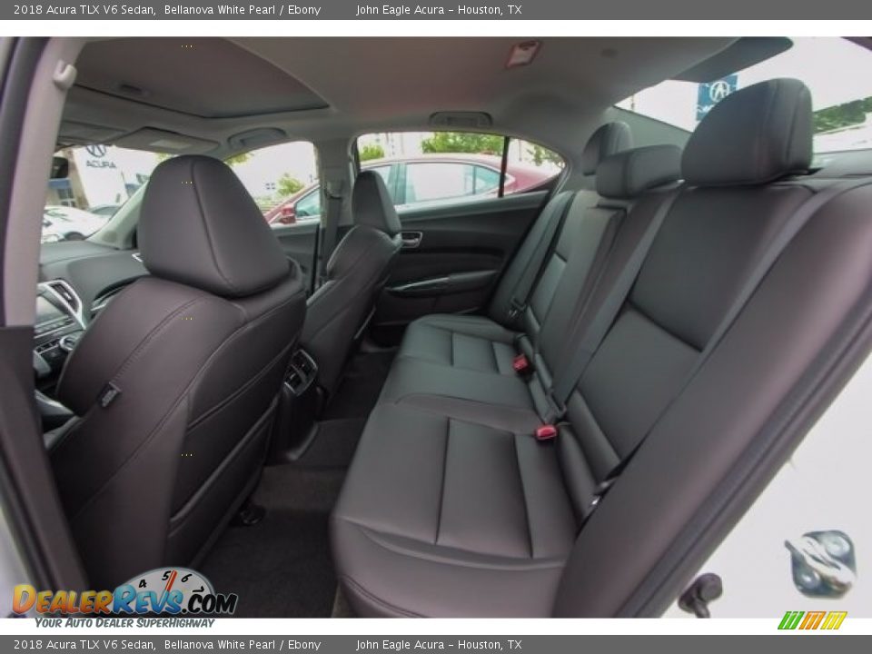 2018 Acura TLX V6 Sedan Bellanova White Pearl / Ebony Photo #21