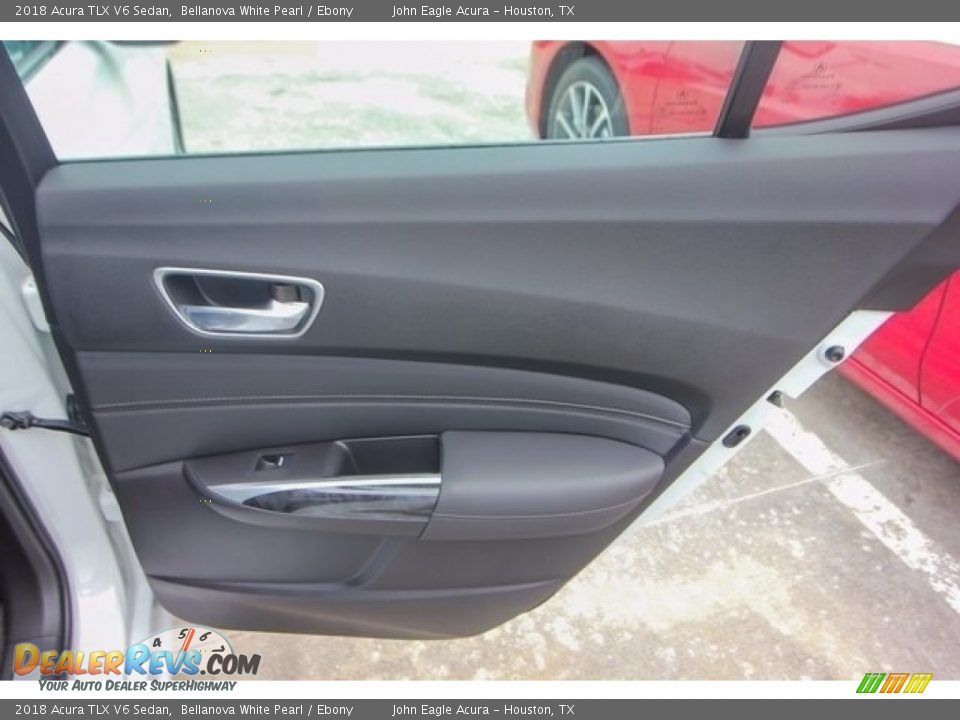 2018 Acura TLX V6 Sedan Bellanova White Pearl / Ebony Photo #23