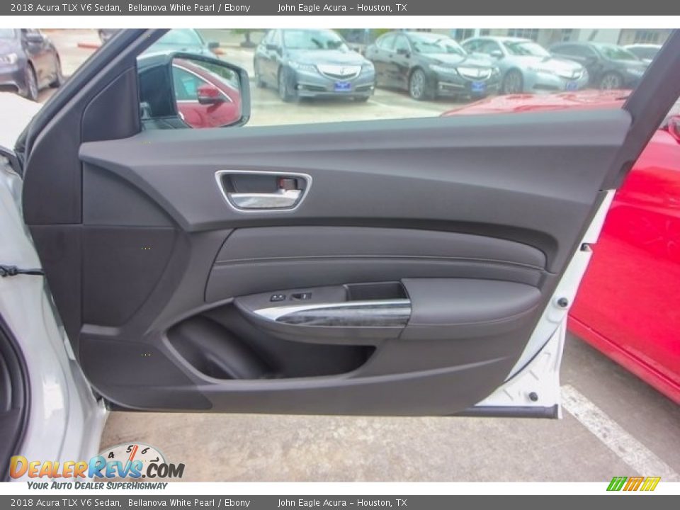 2018 Acura TLX V6 Sedan Bellanova White Pearl / Ebony Photo #25