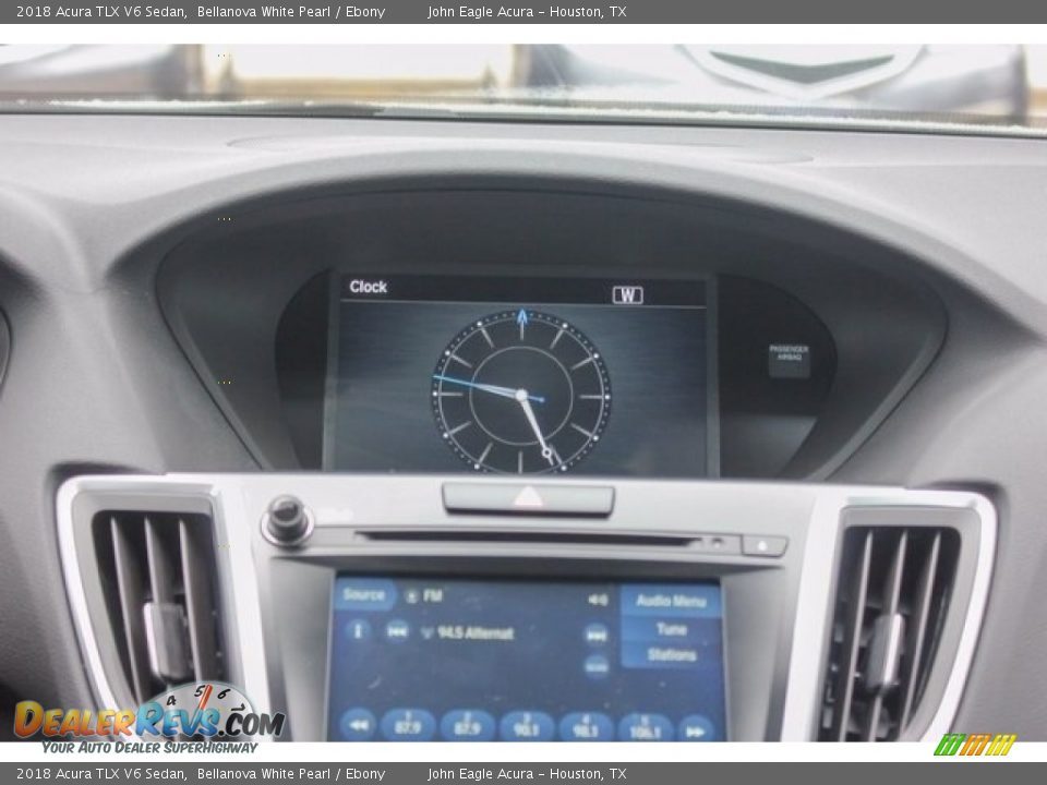 2018 Acura TLX V6 Sedan Bellanova White Pearl / Ebony Photo #30