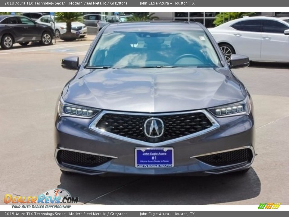 2018 Acura TLX Technology Sedan Modern Steel Metallic / Graystone Photo #2