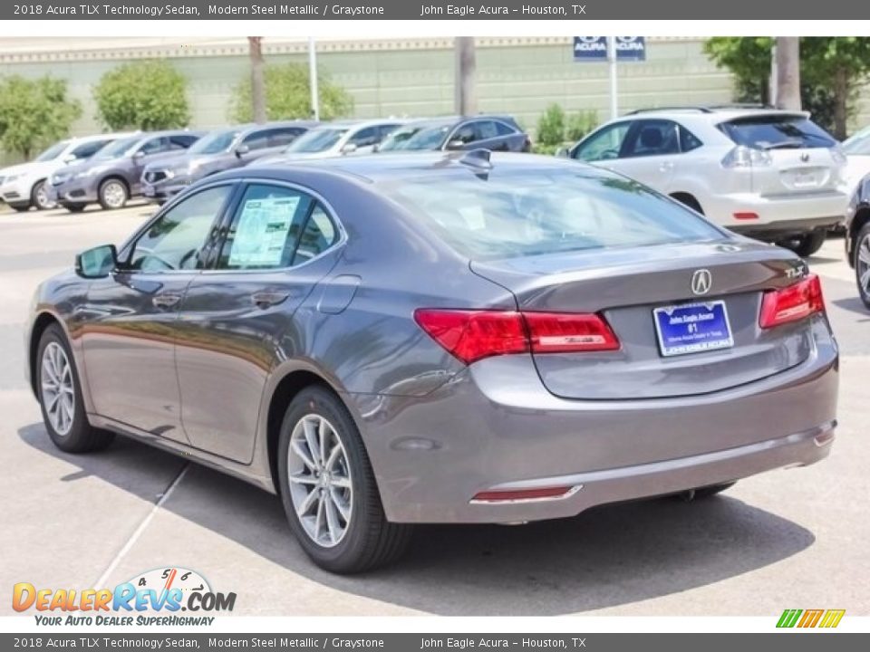 2018 Acura TLX Technology Sedan Modern Steel Metallic / Graystone Photo #5