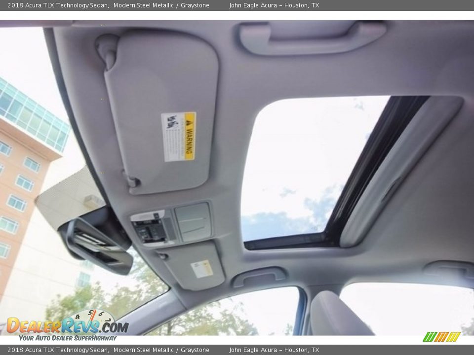 2018 Acura TLX Technology Sedan Modern Steel Metallic / Graystone Photo #14