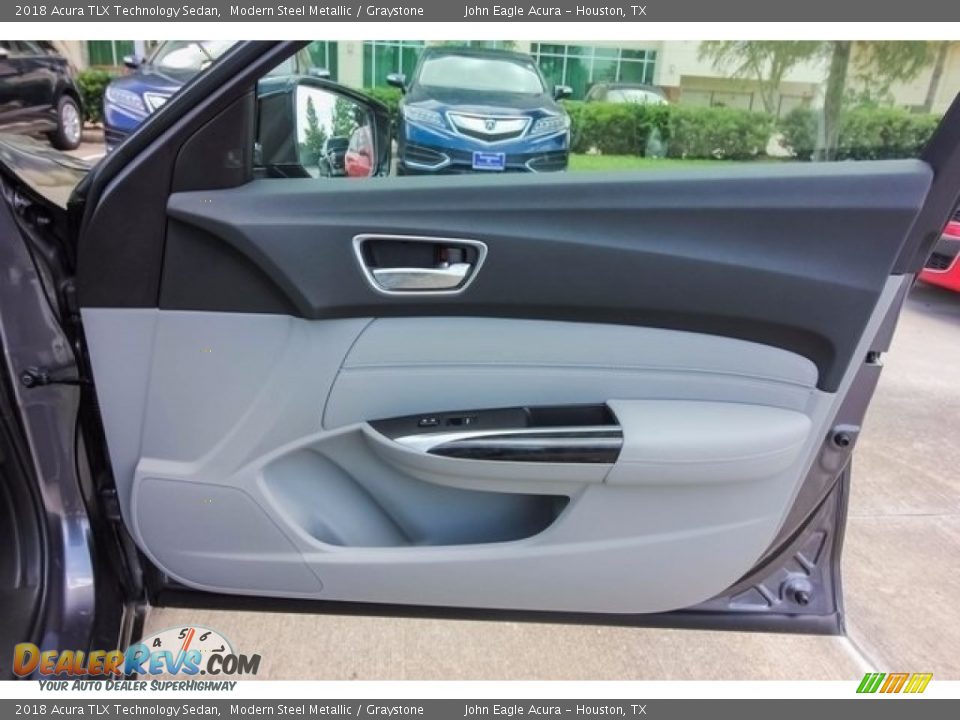 2018 Acura TLX Technology Sedan Modern Steel Metallic / Graystone Photo #21