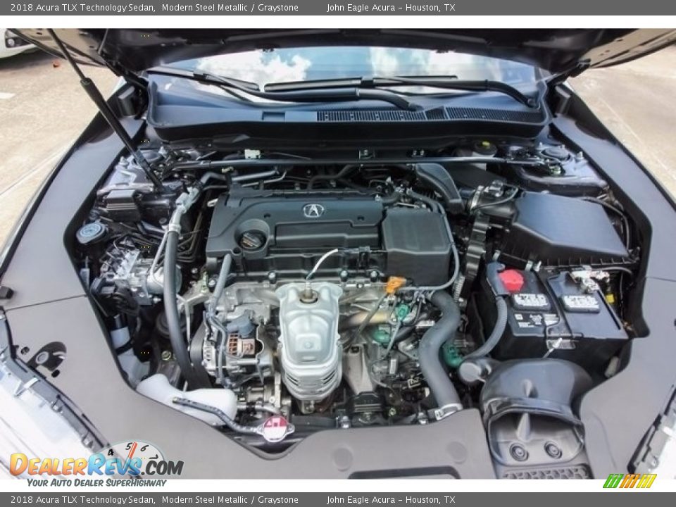 2018 Acura TLX Technology Sedan Modern Steel Metallic / Graystone Photo #23