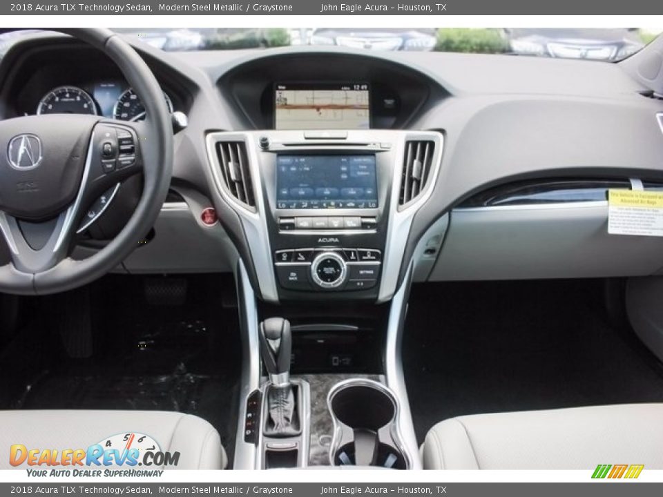 2018 Acura TLX Technology Sedan Modern Steel Metallic / Graystone Photo #26